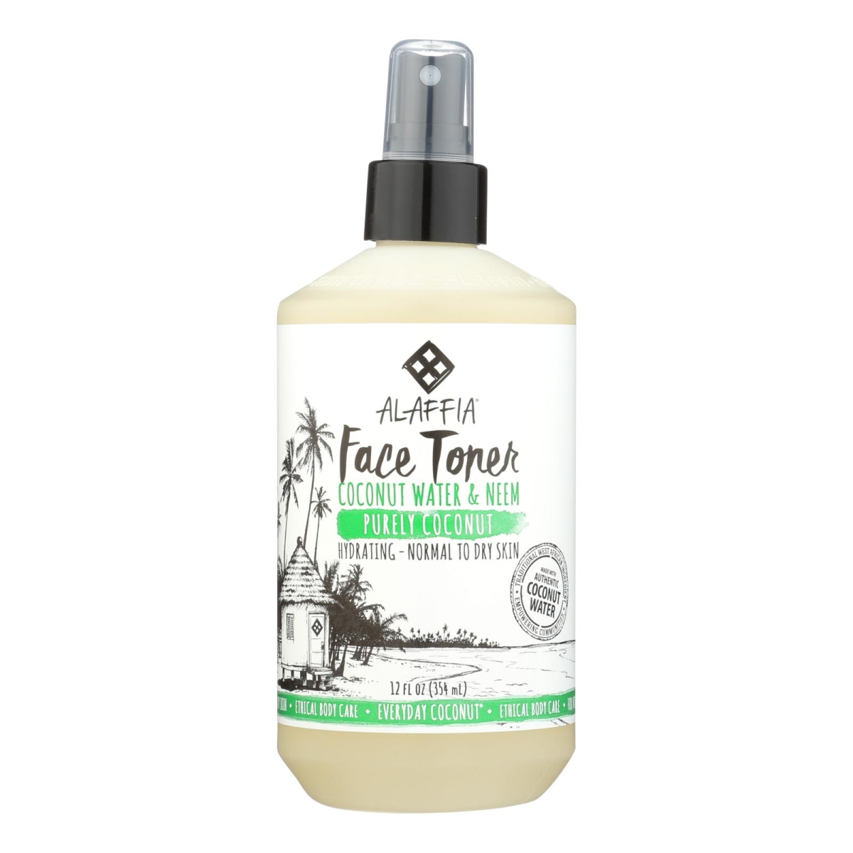 Picture of Alaffia 1831940 12 fl oz Everyday Face Toner Purely Coconut