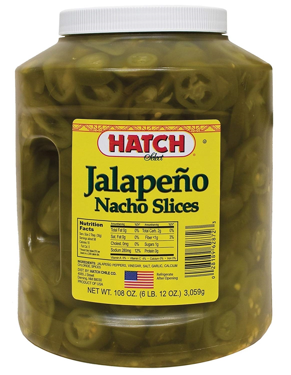 Picture of Hatch Chili 1378785 108 oz Jalapeno Nacho Slices