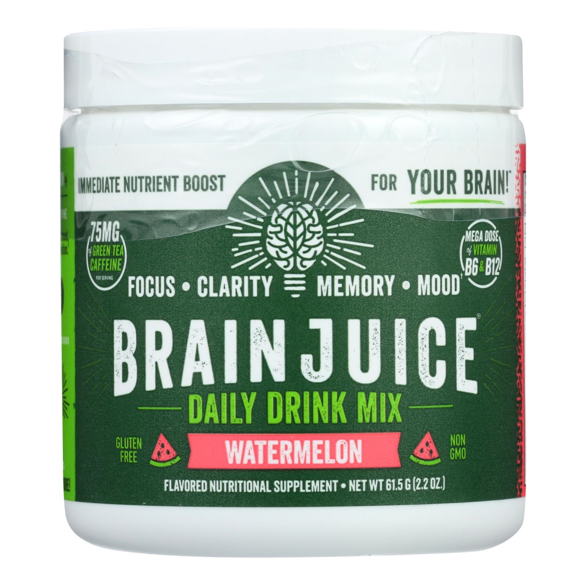 Picture of Brain Juice 2443430 2.2 oz Original Watermelon Powder