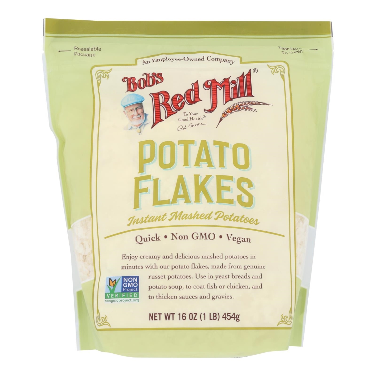Picture of Bobs Red Mill 2486421 16 oz Instant Mashed Potato Flakes
