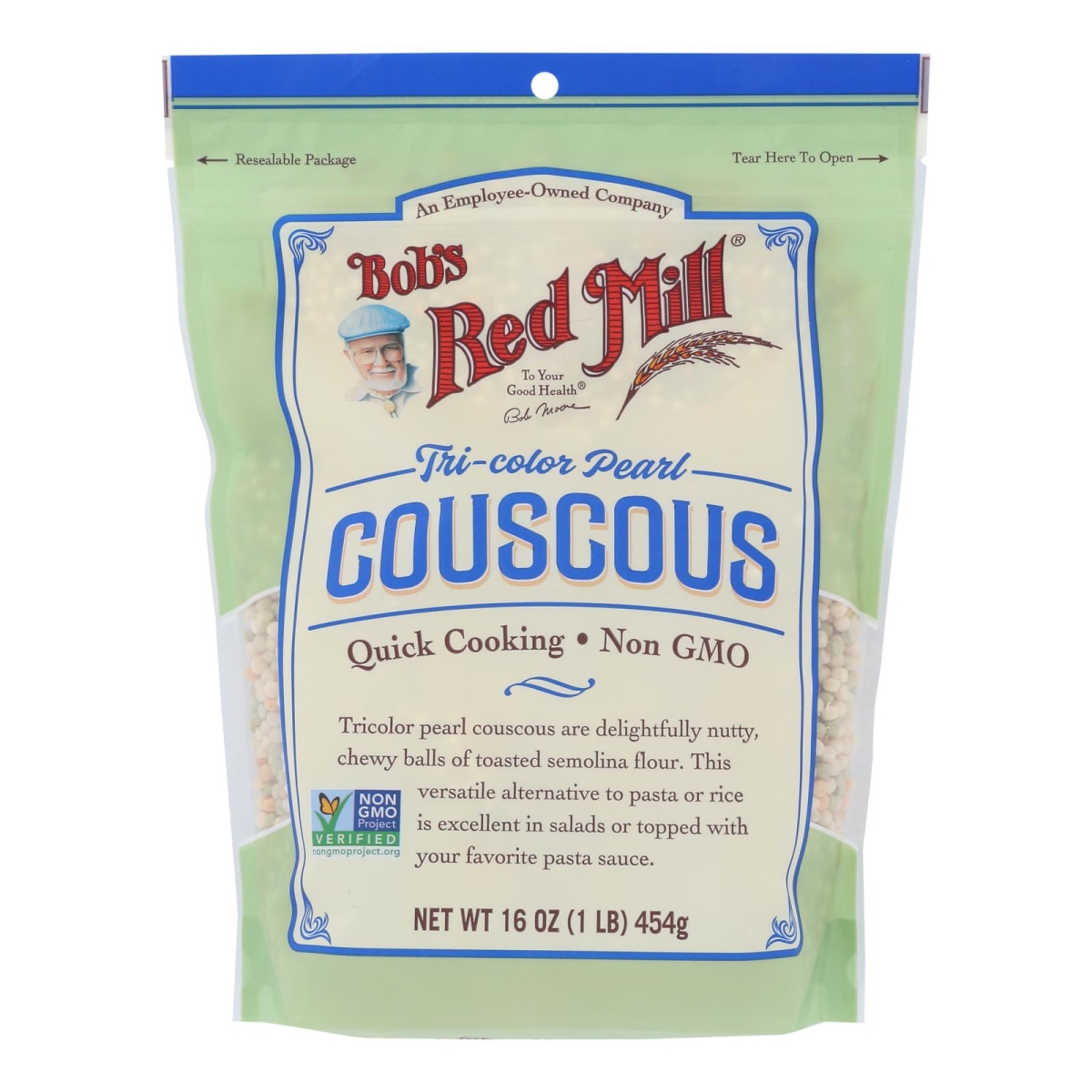 Picture of Bobs Red Mill 2486496 16 oz Pearl Tri Color Couscous
