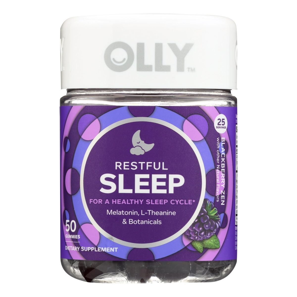 Picture of Olly 2288082 Restful Sleep Gummy Supplement&#44; 50 Count