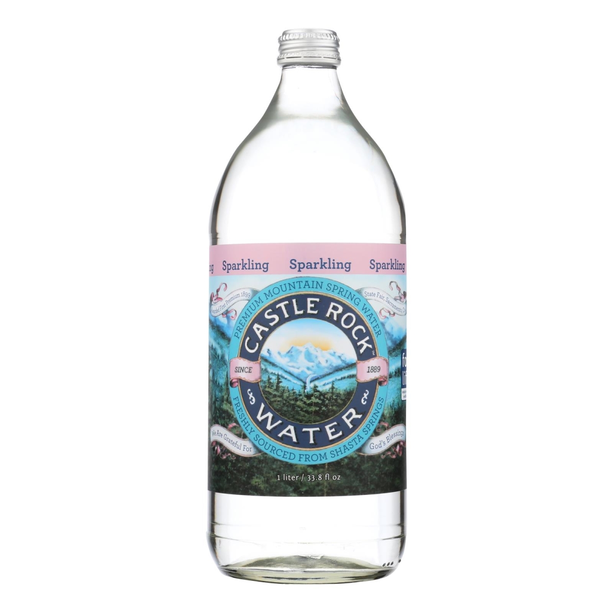 Picture of Castle Rock Water 1528157 33.8 fl oz Premium Mountain Spring Water