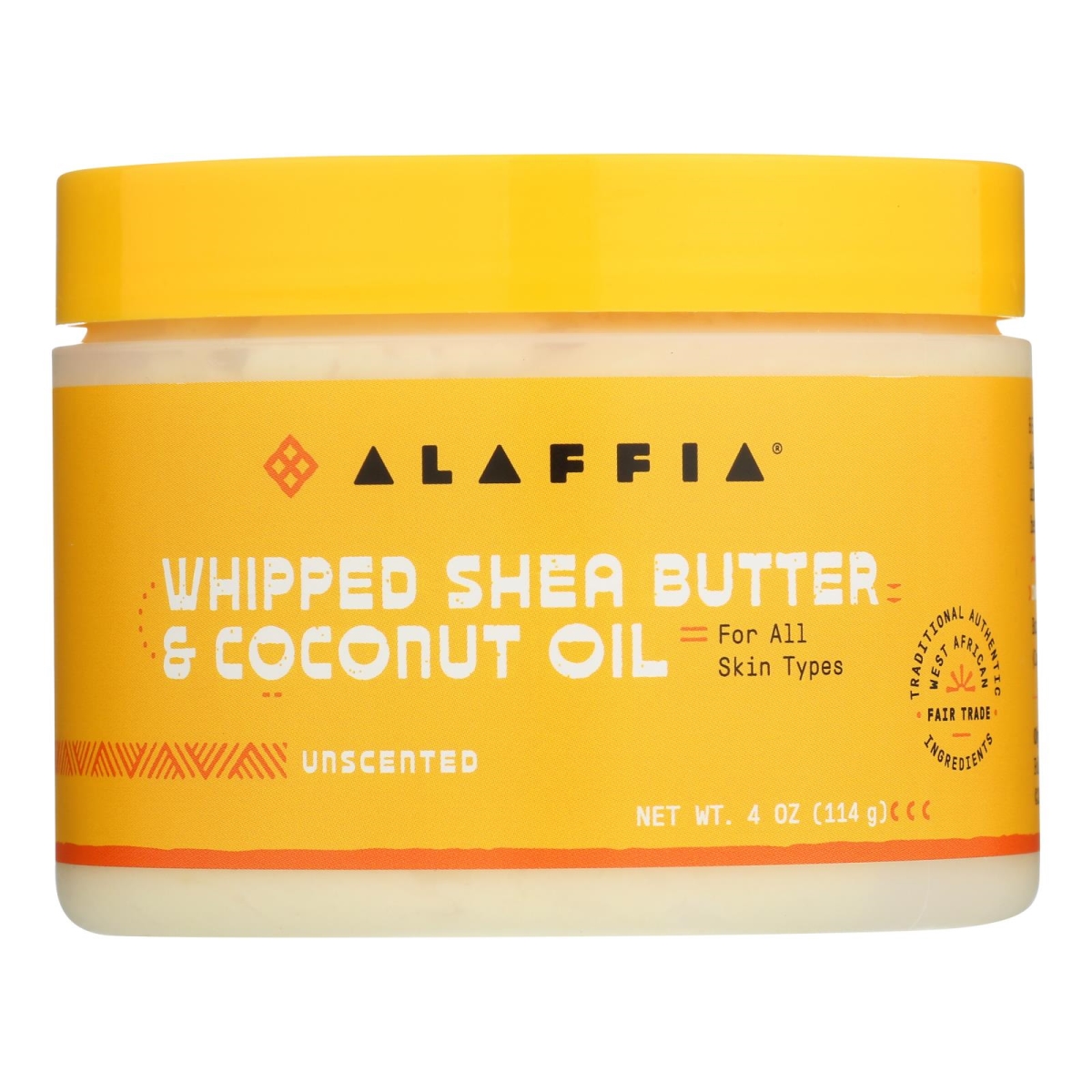 Picture of Alaffia 2362069 11 oz Unscented Whipped Shea Butter &amp; Coconut Oil
