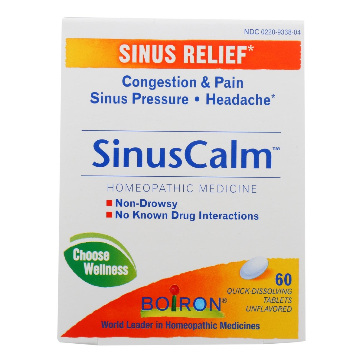 Picture of Boiron 2480101 Sinus Calm Relief&#44; 60 Tablets