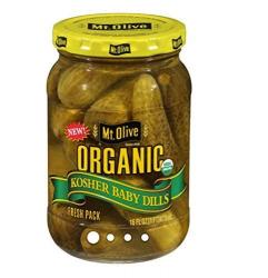 Picture of Mt. Olive Pickle 2374692 16 fl oz Kosher Baby Dills