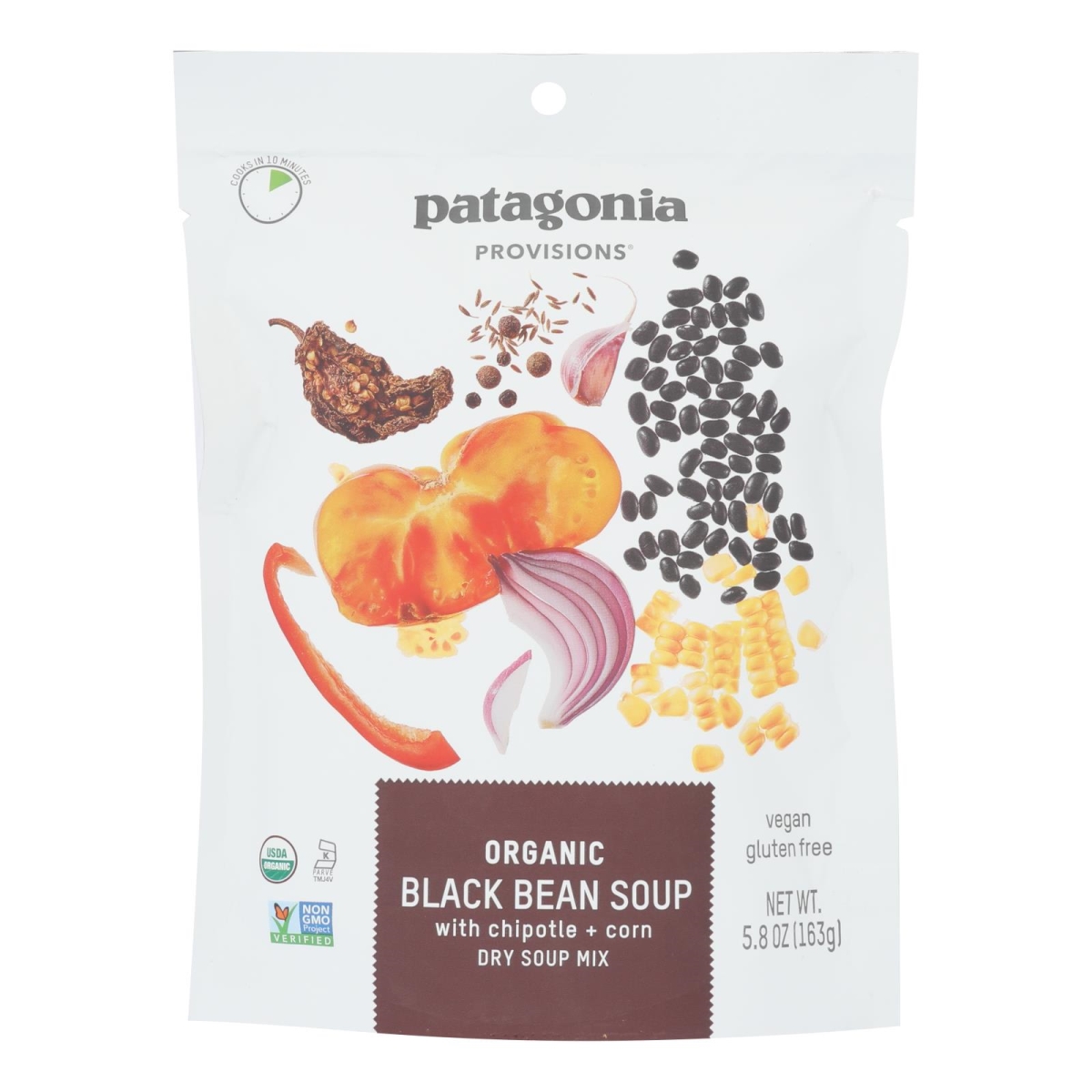 Picture of Patagonia 2266732 5.8 oz Black Bean Soup Mix