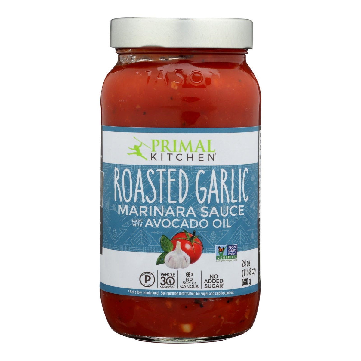 Picture of Primal Kitchen 2479673 24 oz Marinara Roasted Garlic Sauce