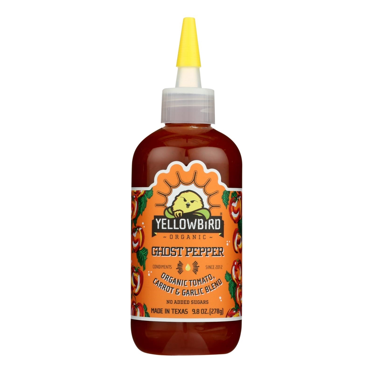 Picture of Yellowbird Foods 2387520 9.8 oz Organic Ghost Pepper Condiment