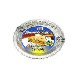 Picture of Durable Foil 2355600 10 in. Aluminum Round Deep Pie Pan&#44; 3 Count 