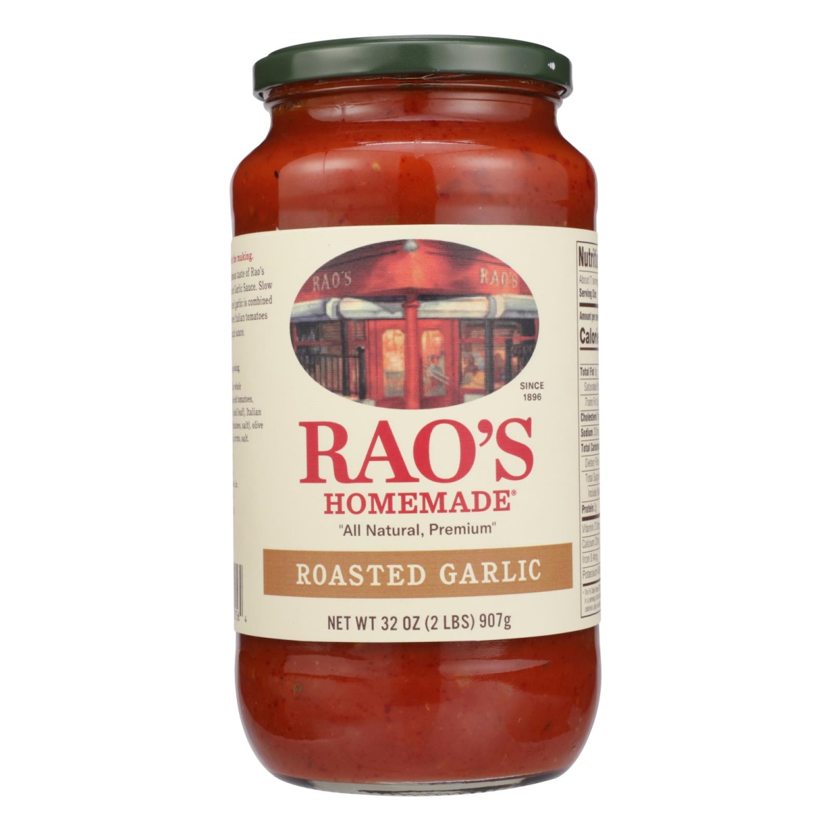 Picture of Raos Specialty Food 2474872 32 oz Roasted Garlic Pasta Sauce