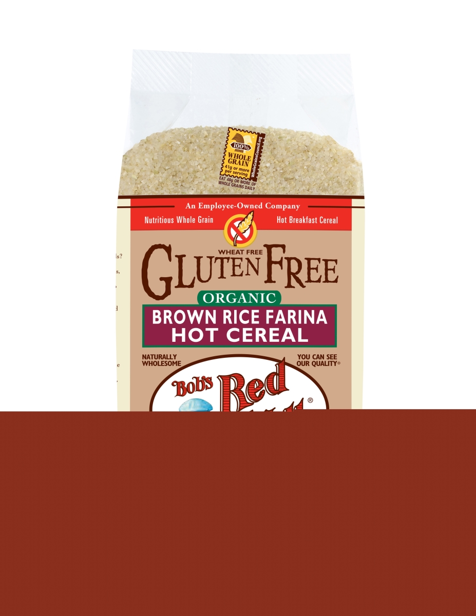 Picture of Bobs Red Mill 2532570 26 oz Organic Brown Rice Farina Creamy Rice Hot Cereal