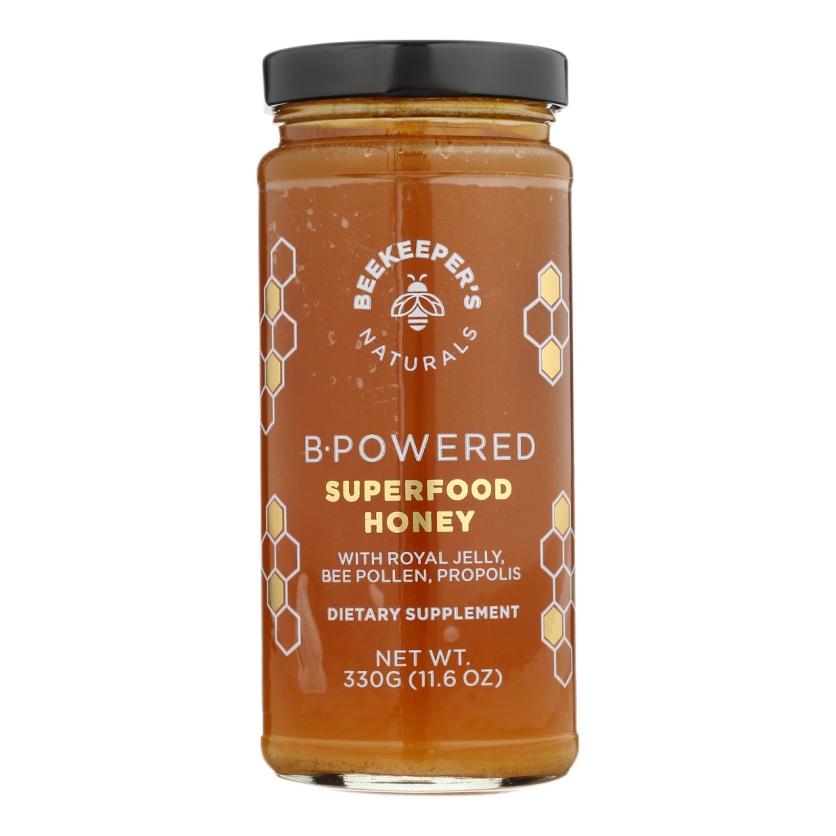 Picture of Beekeepers Naturals 2552925 11.6 oz Enhanced Energy &amp; Athletic performance - Propolis Honey