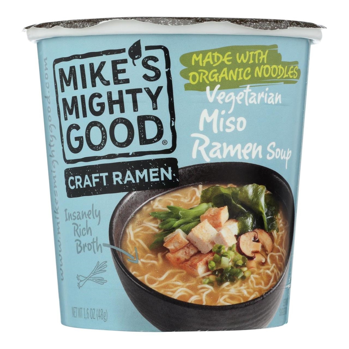 Picture of Mikes Mighty Good 2481778 1.6 oz Ramen Vegetarian Miso Cup