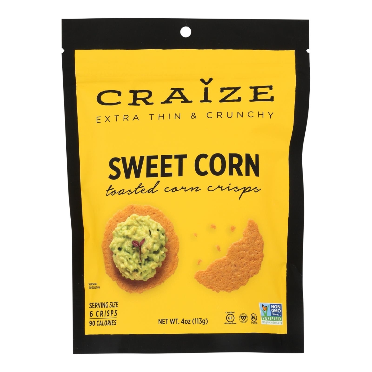 Picture of Craize Corn 2485415 4 oz Sweet Toasted Crisps