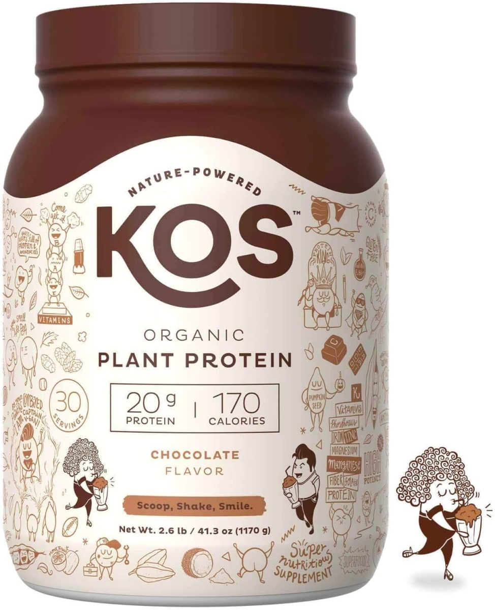 Picture of Kos 2521318 Organic Vegan Plant Based Protein Powder&#44; 19.6 oz