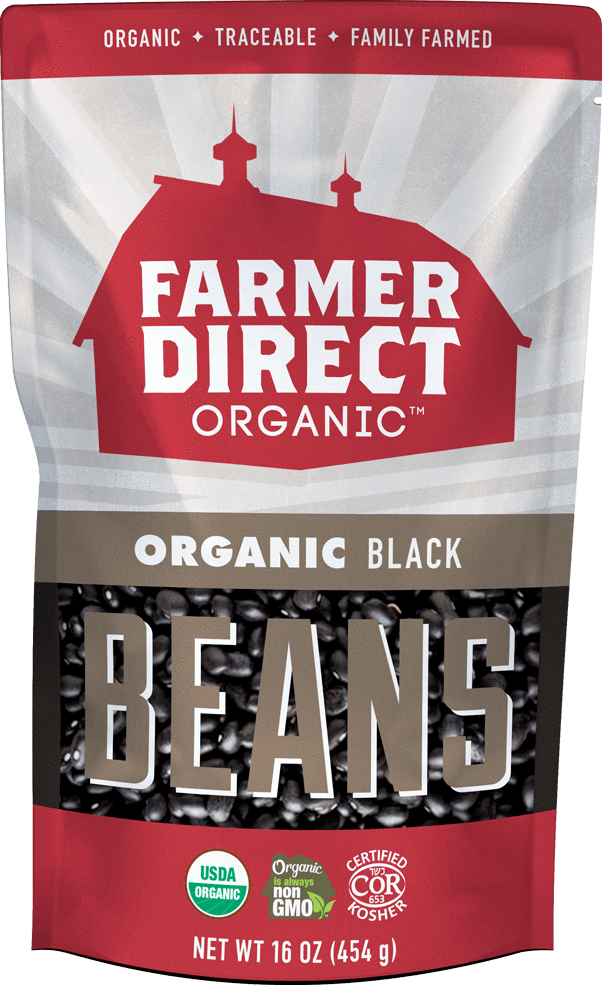 Picture of Farmer Direct Organic 1254093 1 lbs Organic Black Beans