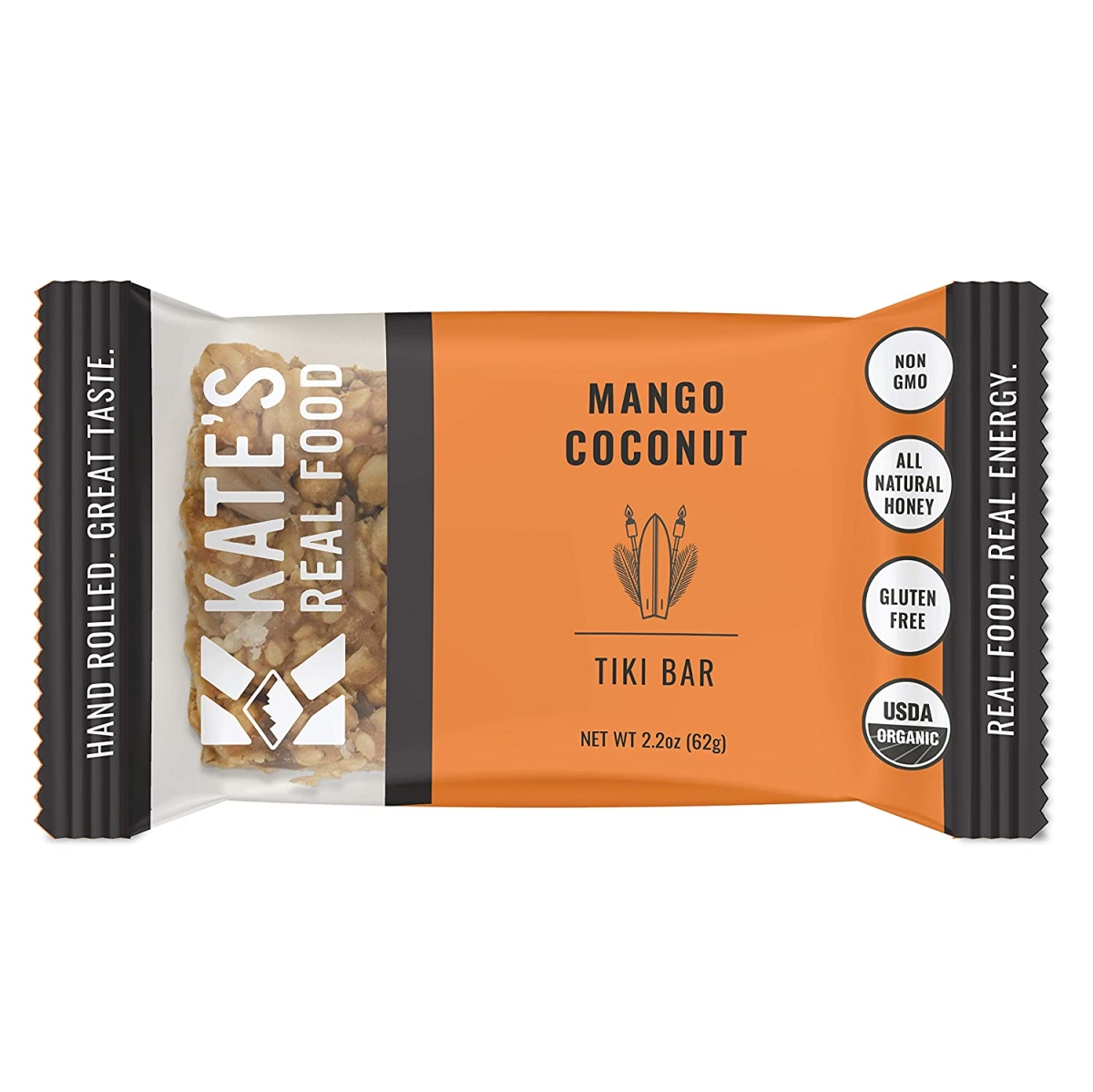 Picture of Kates Real Food 2452654 2.2 oz Mango Coconut Tikky Bar