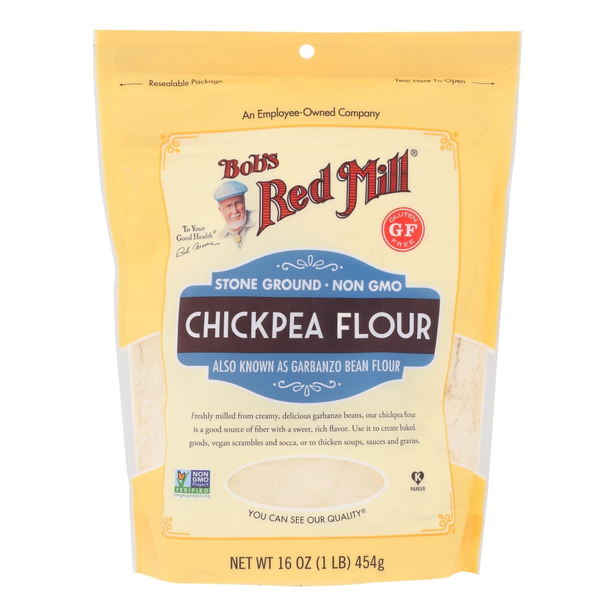 Picture of Bobs Red Mill 2597250 16 oz Chickpea Bean Flour 