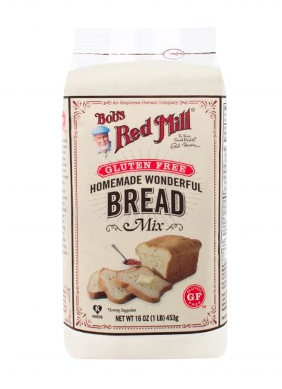 Picture of Bobs Red Mill 2597003 16 oz Gluten Free Homemade Wonderful Bread Mix 