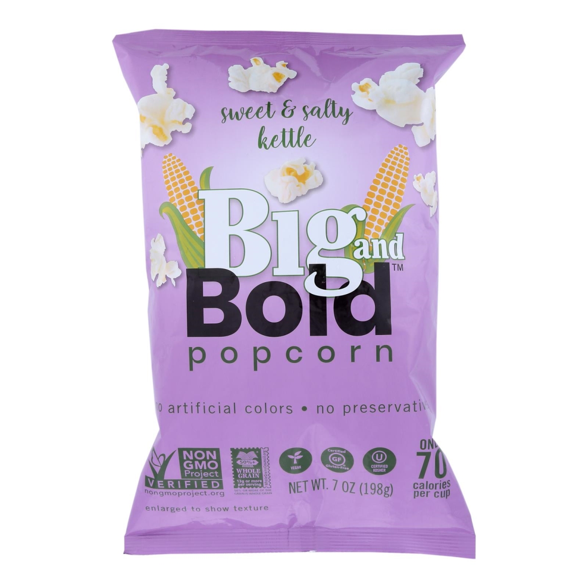 Picture of Big &amp; Bold 2531820 7 oz Popcorn Sweet &amp; Salty 