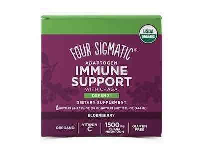 Picture of Four Sigmatic 2620268 2.5 fl. oz Adaptogen Immune Support &amp; Chaga Supplements 