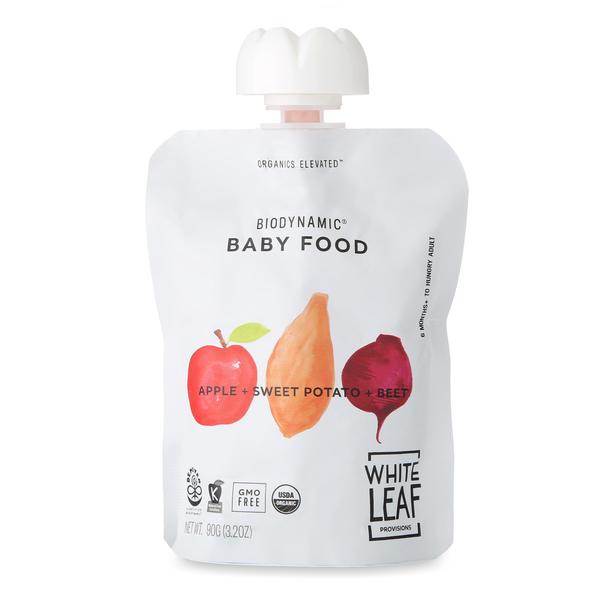 Picture of White Leaf Provisions 2407070 3.2 oz Apple Sweet Potato &amp; Beet Baby Food 