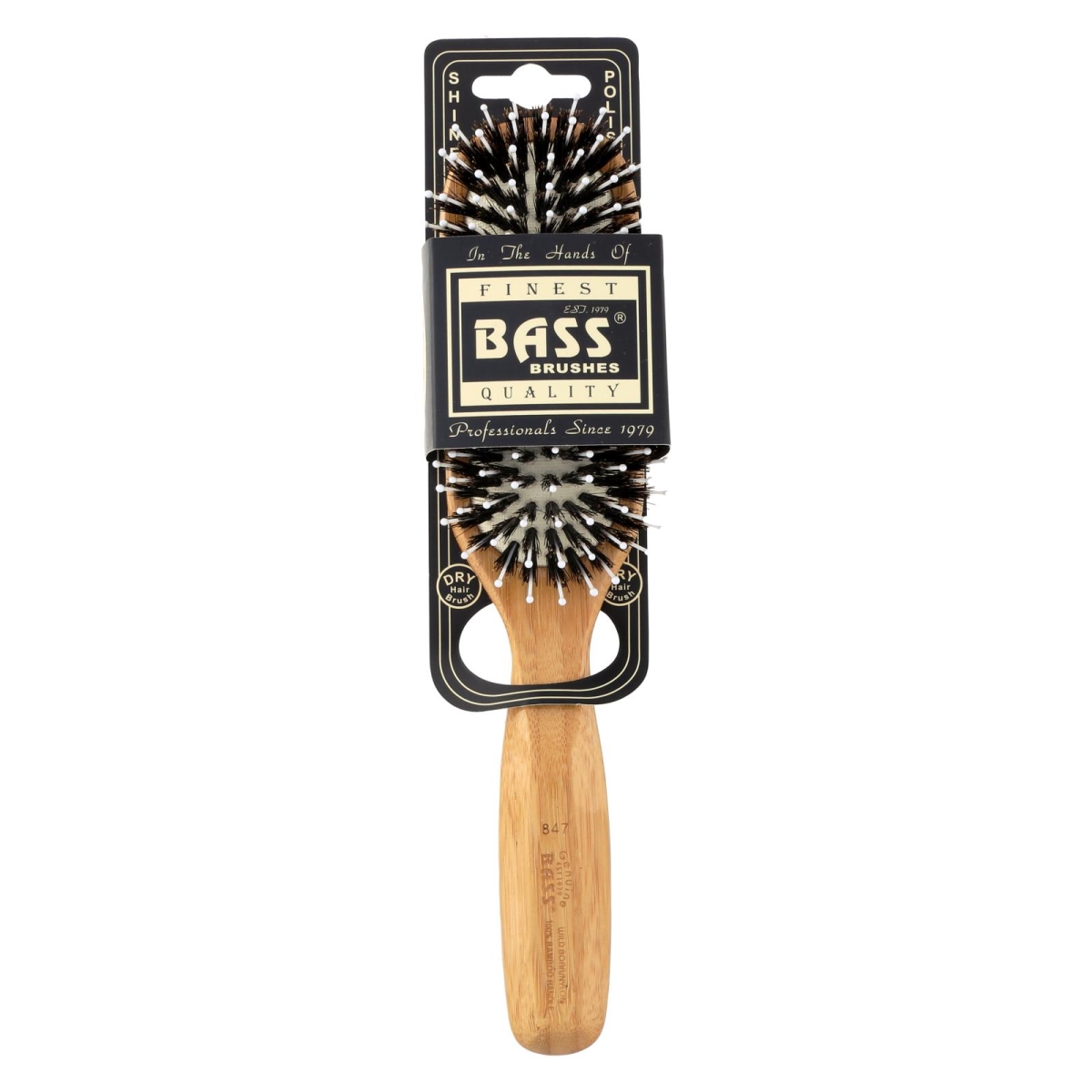 Picture of Bass 2206704 Brushes Bamboo Wood Hair Brush