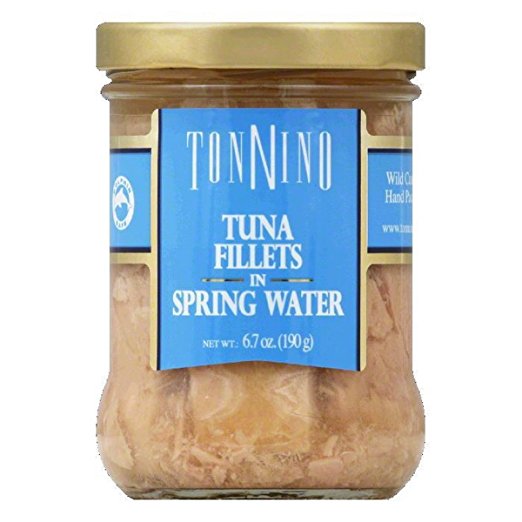 Picture of Tonnino Tuna 1818608 6.7 oz Tuna Fillets in Spring Water 