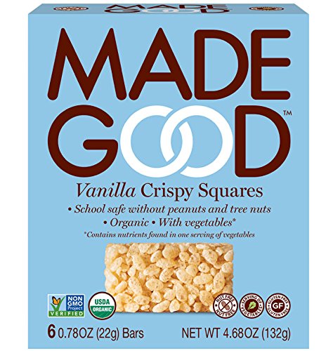 Picture of Made Good 2084416 4.68 oz Crispy Squares, Vanilla 