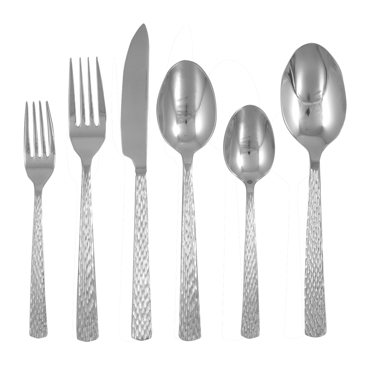 Picture of Ginkgo Stainless Collection 10942 Clifton Service for 8 Cutlery & Flatware Set&#44; Silver - 42 Piece