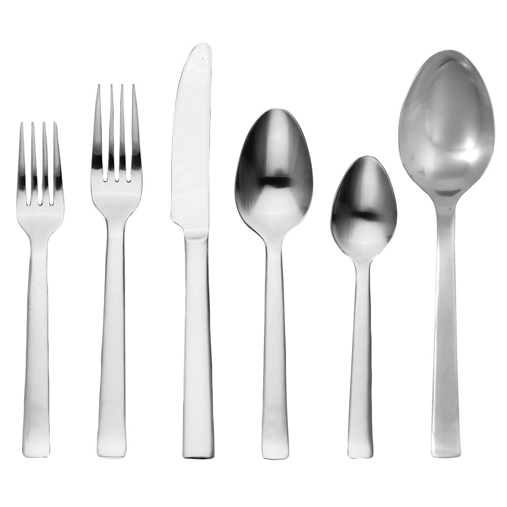 Picture of Ginkgo Stainless Collection 33142 Norse Service for 8 Cutlery & Flatware Set&#44; Silver - 42 Piece