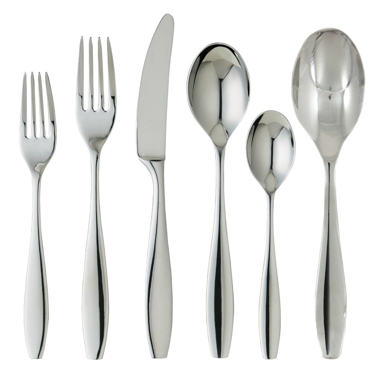 Picture of Ginkgo Stainless Collection 59042 Allison Service for 8 Cutlery & Flatware Set&#44; Silver - 42 Piece