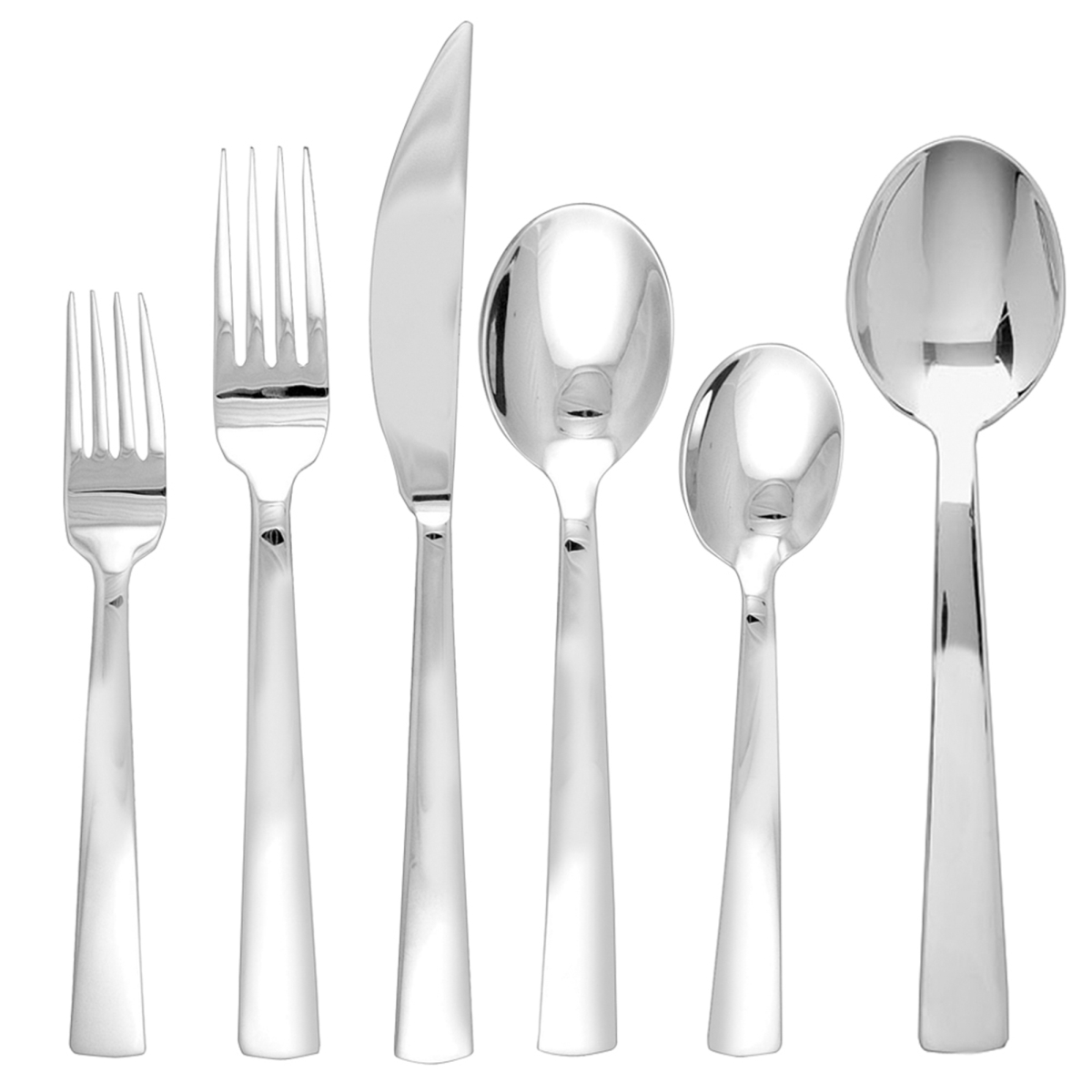 Picture of Ginkgo 13242 Burton-42pc Service for 8 flatware set 18-10 Stainless Steel