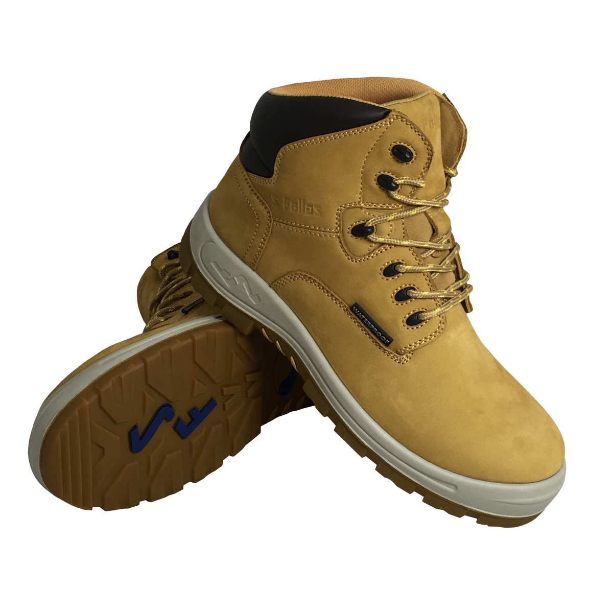 6052-10.5M Men's Poseidon Comp Toe Waterproof 6 in. Hiker Work Boot  Wheat - Size 10.5