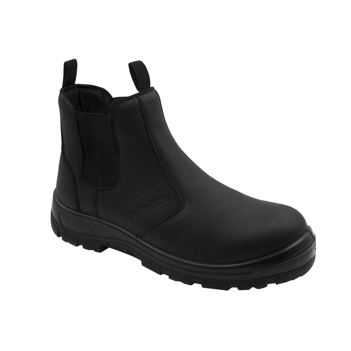 6040-9.5M Men's Hercules Comp Toe Twin-Gore Work Boot  Black - Size 9.5