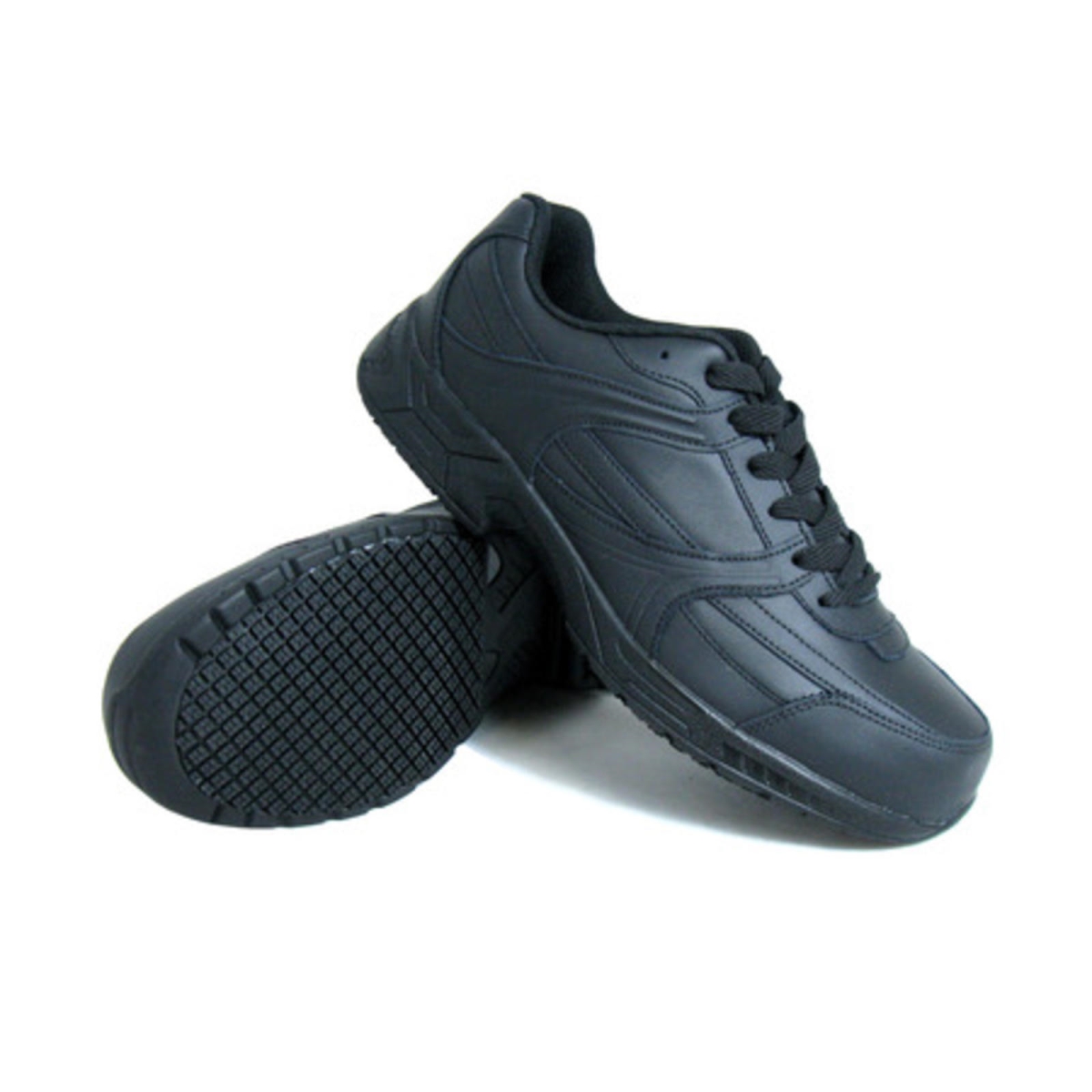 Steel Toe Jogger Work Shoe - Black - Size 14 - Slip Resistant