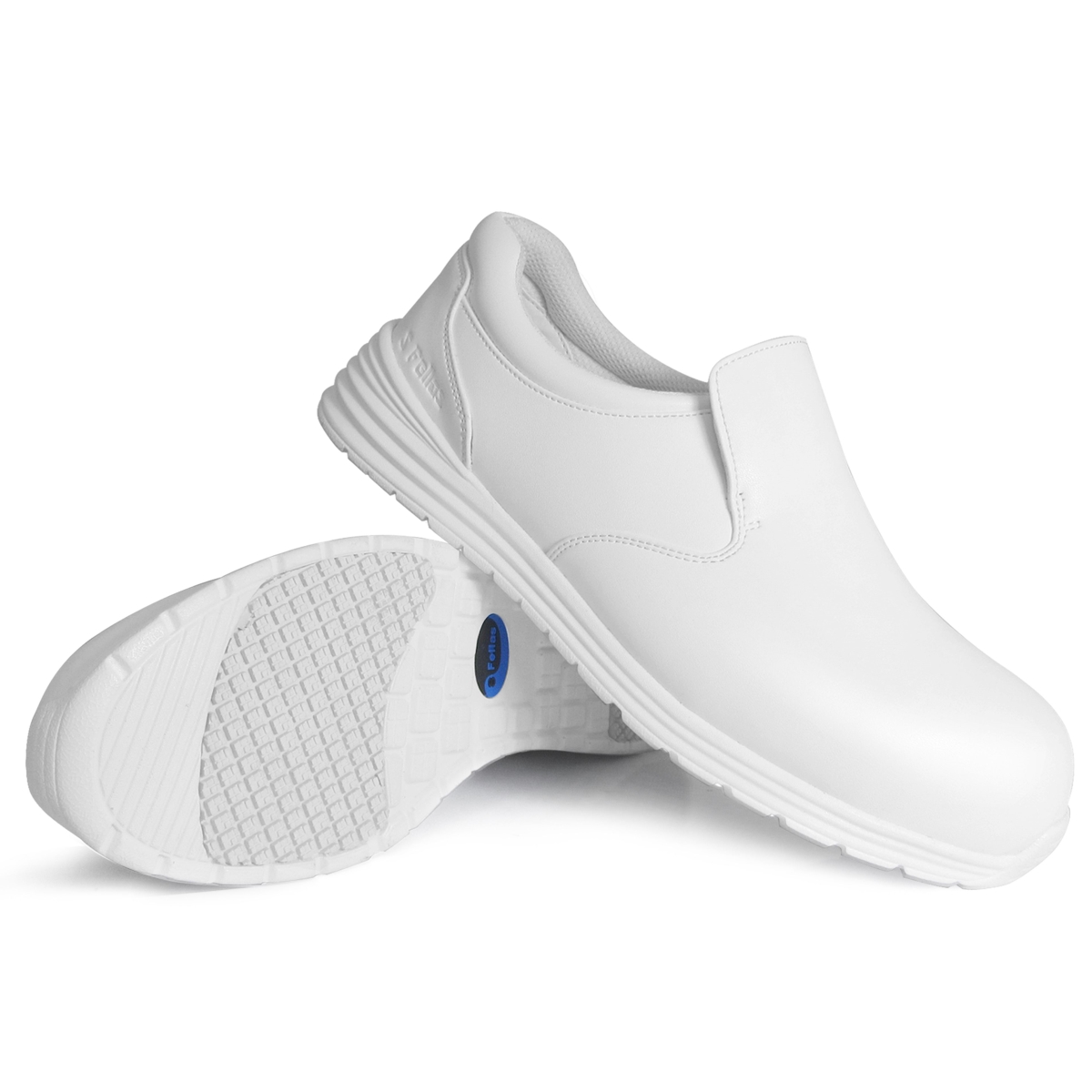 Men's Static Dissipative Shoe, Carbon Nano Toe M, Synthetic Leather, White