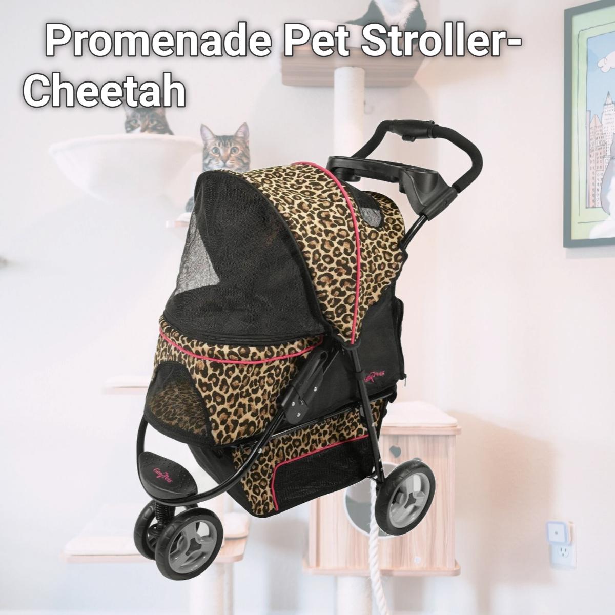 Picture of Gen7Pets G2340CH Promenade Pet Stroller- Cheetah