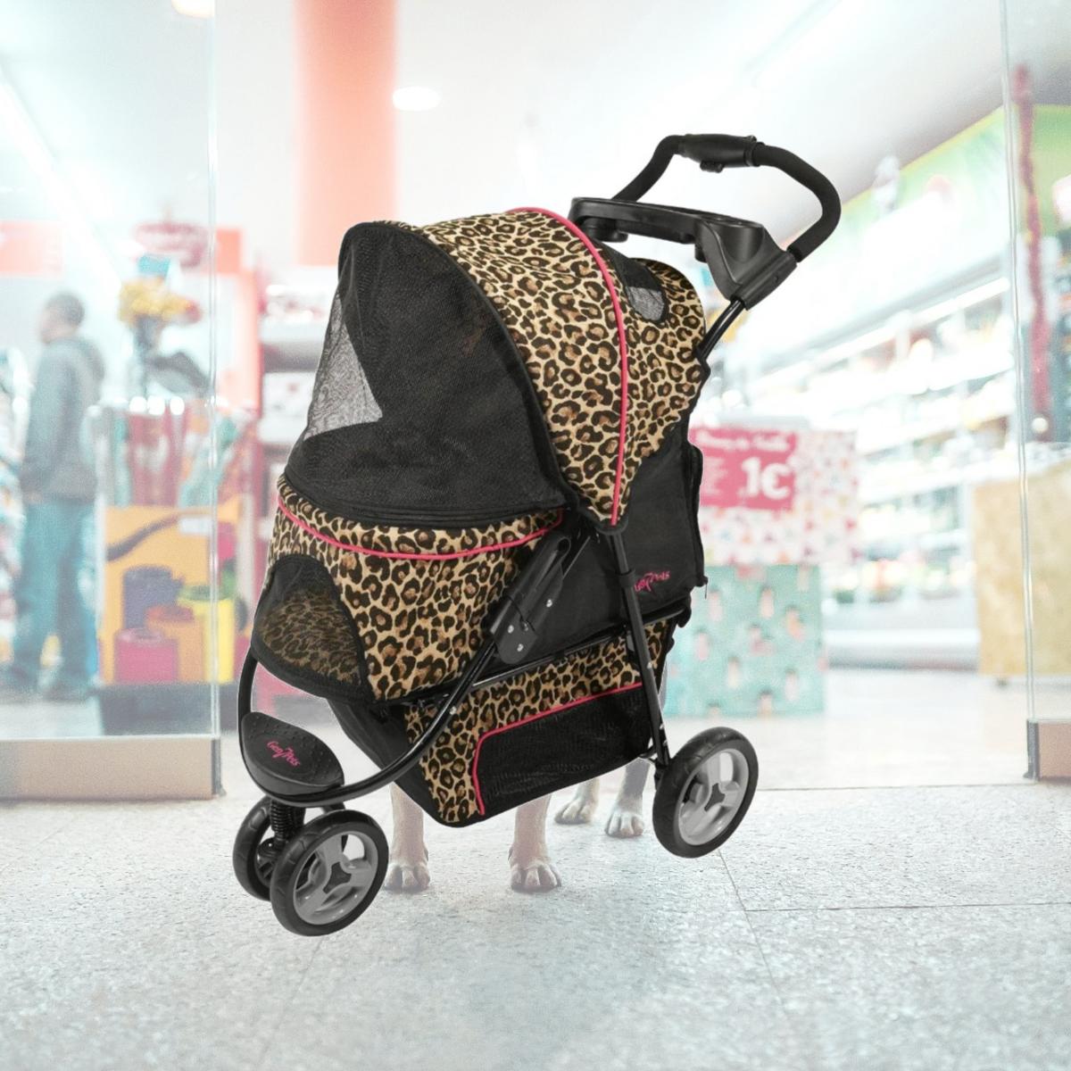Picture of Gen7Pets G2340CH Promenade Pet Stroller- Cheetah