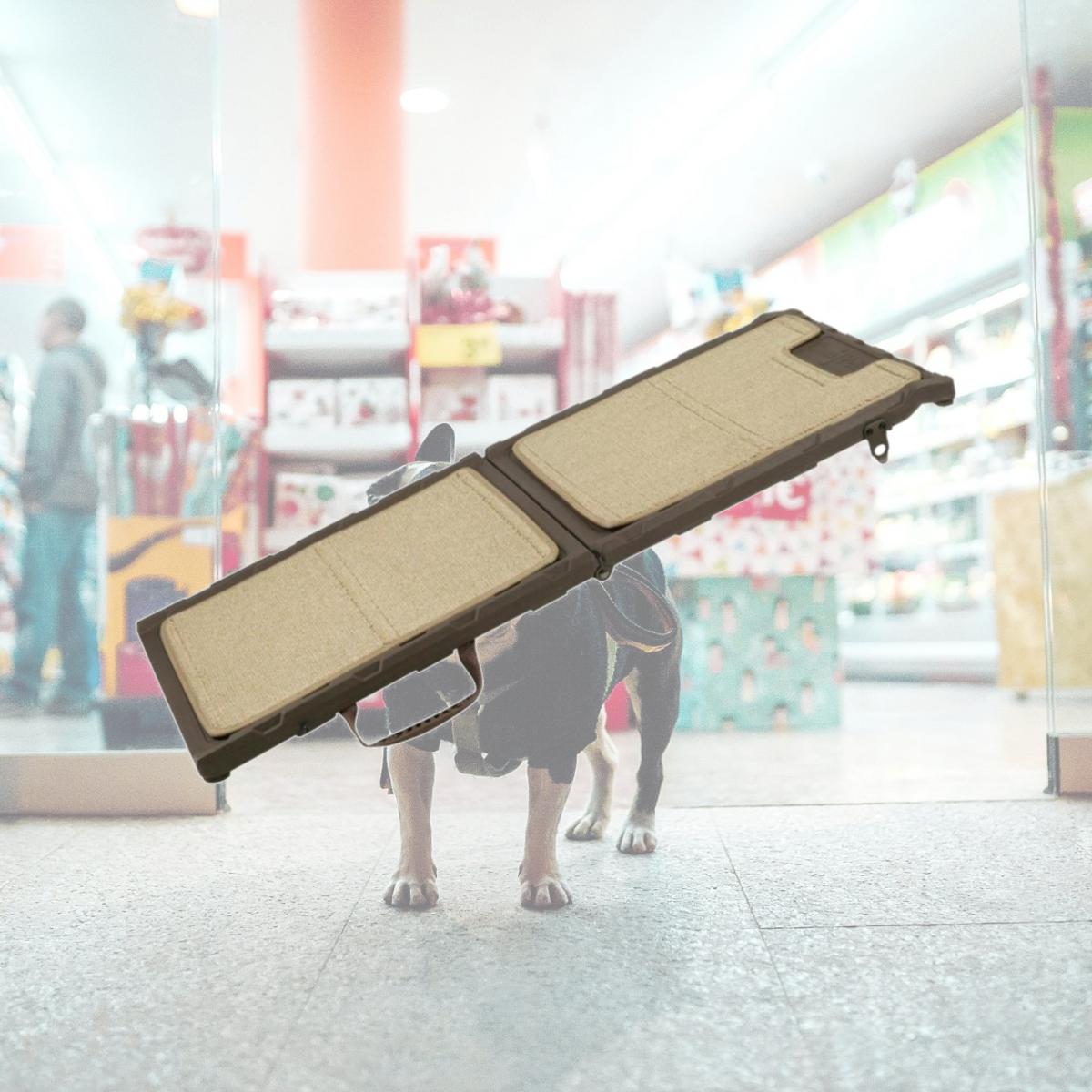 Picture of Gen7Pets G7742IC 42 in. Indoor Carpet Ramp- Brown & Tan
