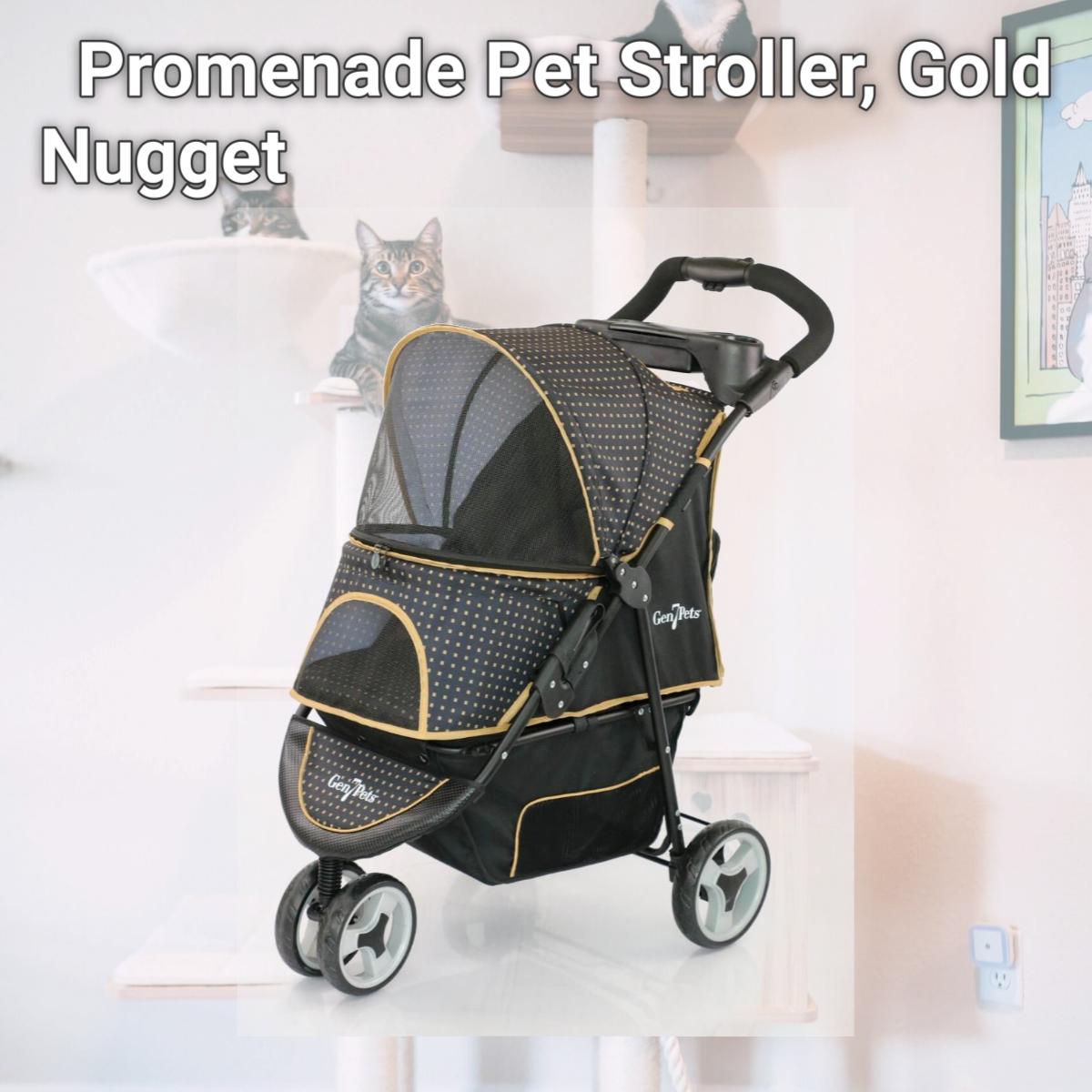 Picture of Gen7Pets G2340GN Promenade Pet Stroller, Gold Nugget