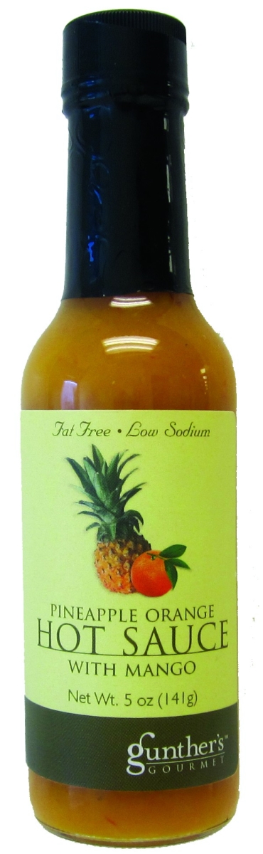 No.200-12 5 oz Pineapple Orange with Mango Hot Sauce - Pack of 12
