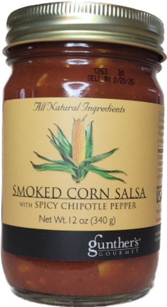 No.739-1 12 oz Smiked Corn Salsa with Spicy Chipotle Peppers