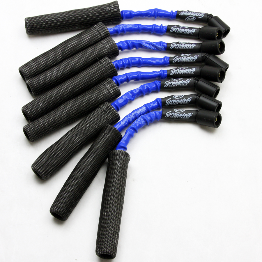 Coil-Near-Plug Connection Kit, High Temperature for Cars - Blue & Black
