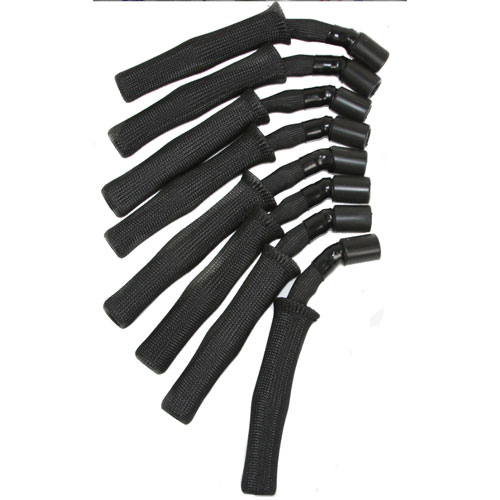 High Performance C-N-P Connector Kit, Silicone Jacketing & Fire Sleeve - Black