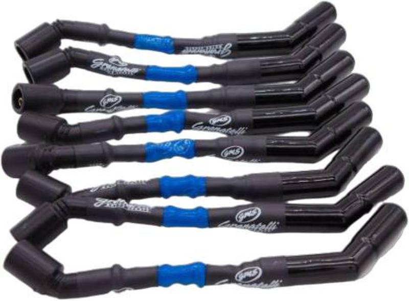 28-1629-CBBL 12 in. Blue 0 ohm High Performance Spark Plug Wires with Ceramic Boots