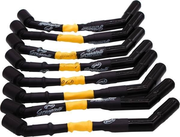 28-1811-CBY 8 in. Yellow 0 ohm High Performance Spark Plug Wires with Ceramic Boots