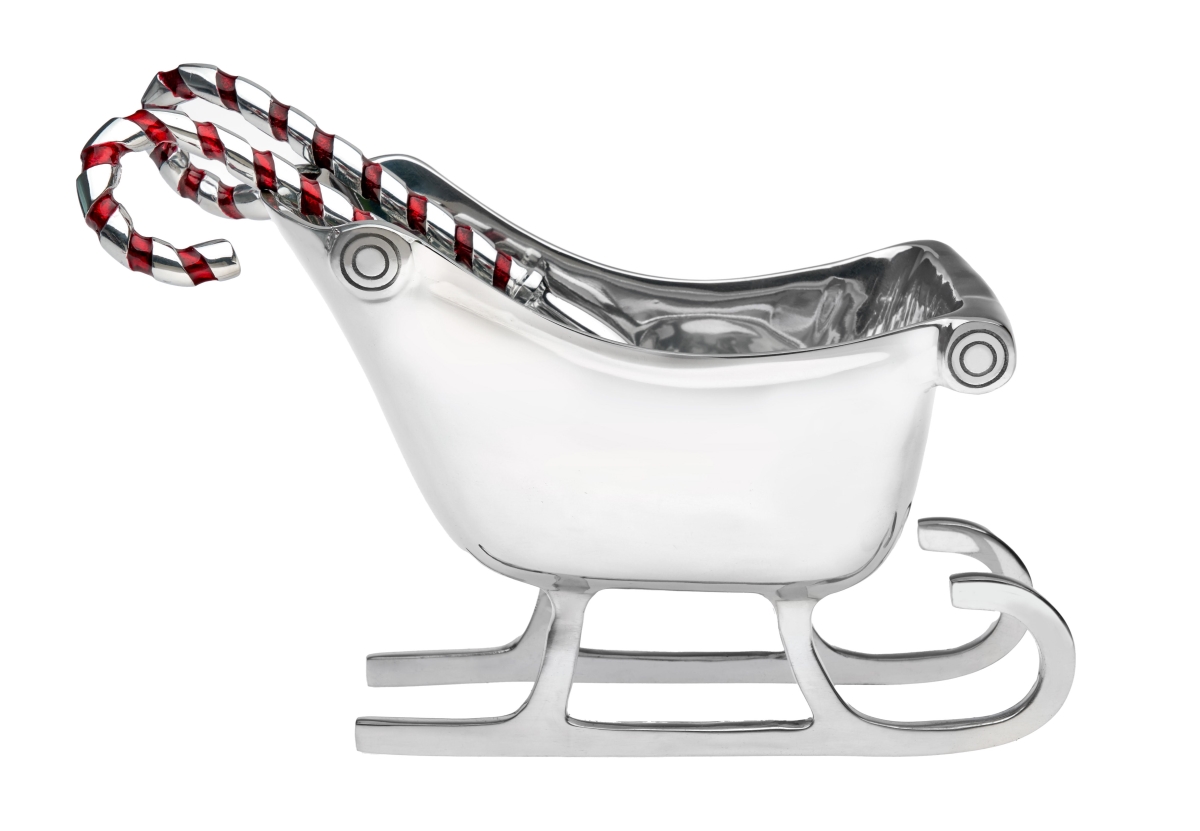 Sleigh Salad Bowl with Candy Cane Salad Servers