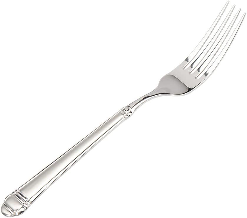 18-0 Stainless Steel Crete Sand Dinner Fork - Set of 8